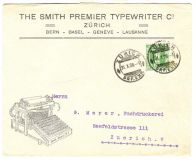 W.Tell: Brief Z&uuml;rich - Z&uuml;rich 1908, SELTEN